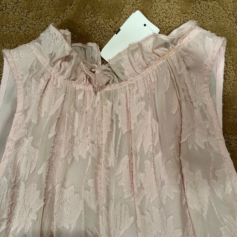 Rebecca Taylor pink sleeveless top NWT